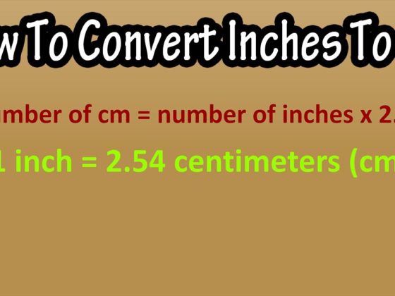 Convert Inches to Centimeters